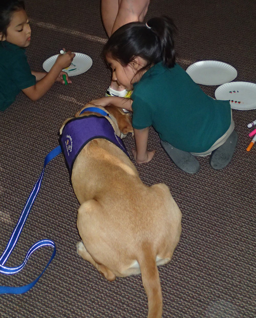 I get so much love when I am with the kids at Pathways.