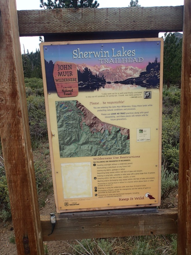 Sherwin Lake Trailhead